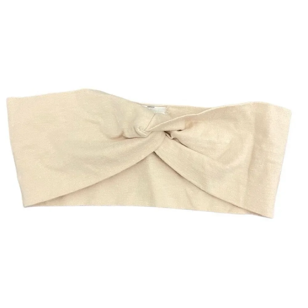 H&M Baby Toddler Girls 4-Pack Twist Knot Cotton Headbands Pink Purple Butterfly